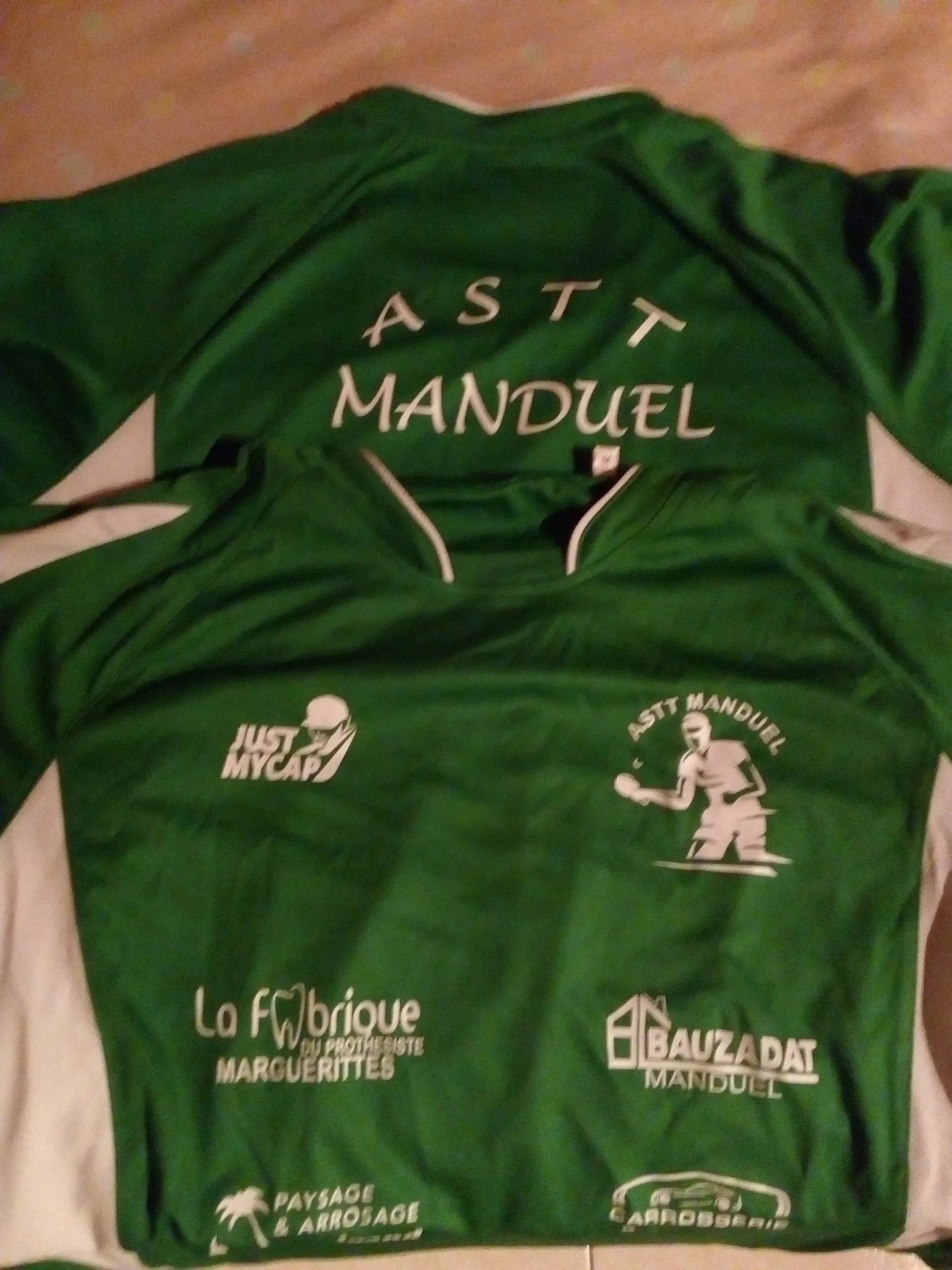 Maillot Vert ASTT Manduel